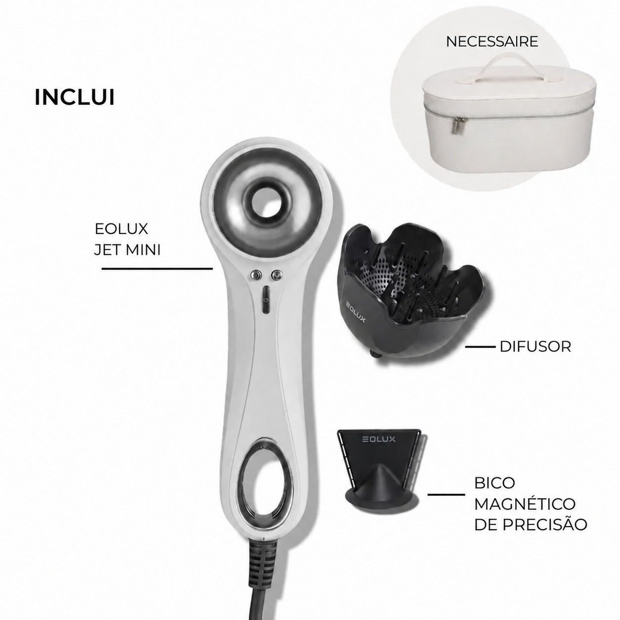 Eolux Jet Mini - Branco Pérola
